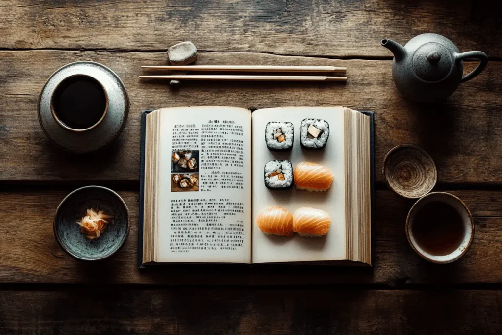 Japanese cookbook featuring a variety of traditional dishes