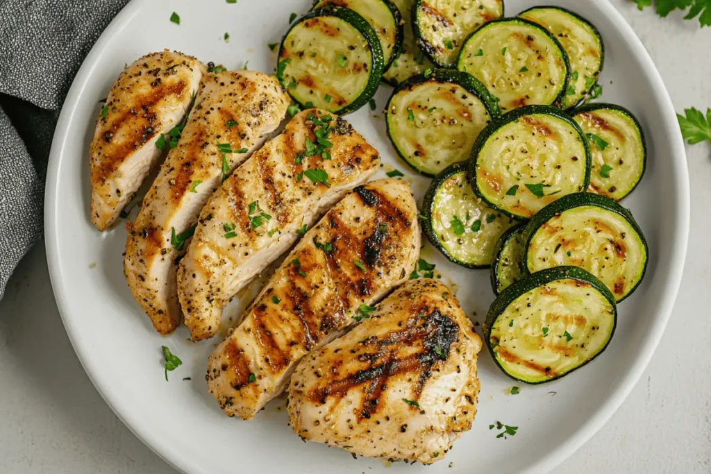 low carb recipes for picky eaters meal featuring chicken and veggies