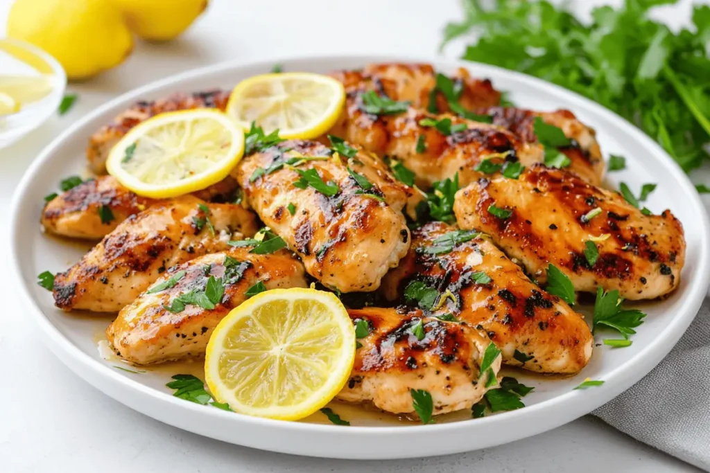 chicken limone recipe plated dish