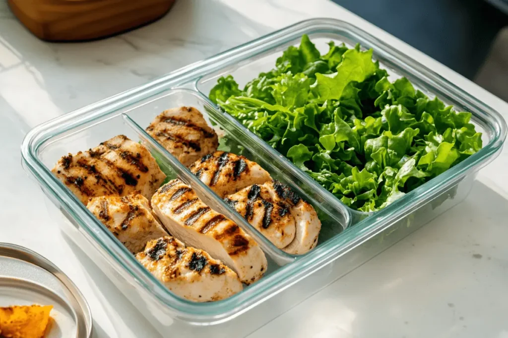 glass prep containers : glass food storage containers with dividers for lunch