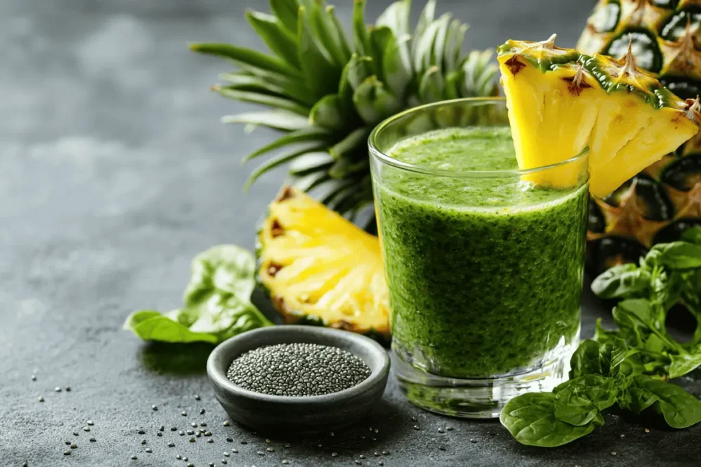 What is the most healthy breakfast you can eat? Green smoothie made with spinach and fruit reflecting what is the most healthy breakfast you can eat?