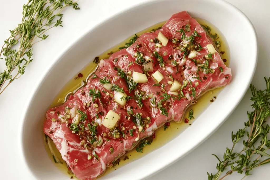 What is the best way to cook back straps of a deer? Marinated deer backstrap with herbs and spices - what is the best way to cook back straps of a deer?