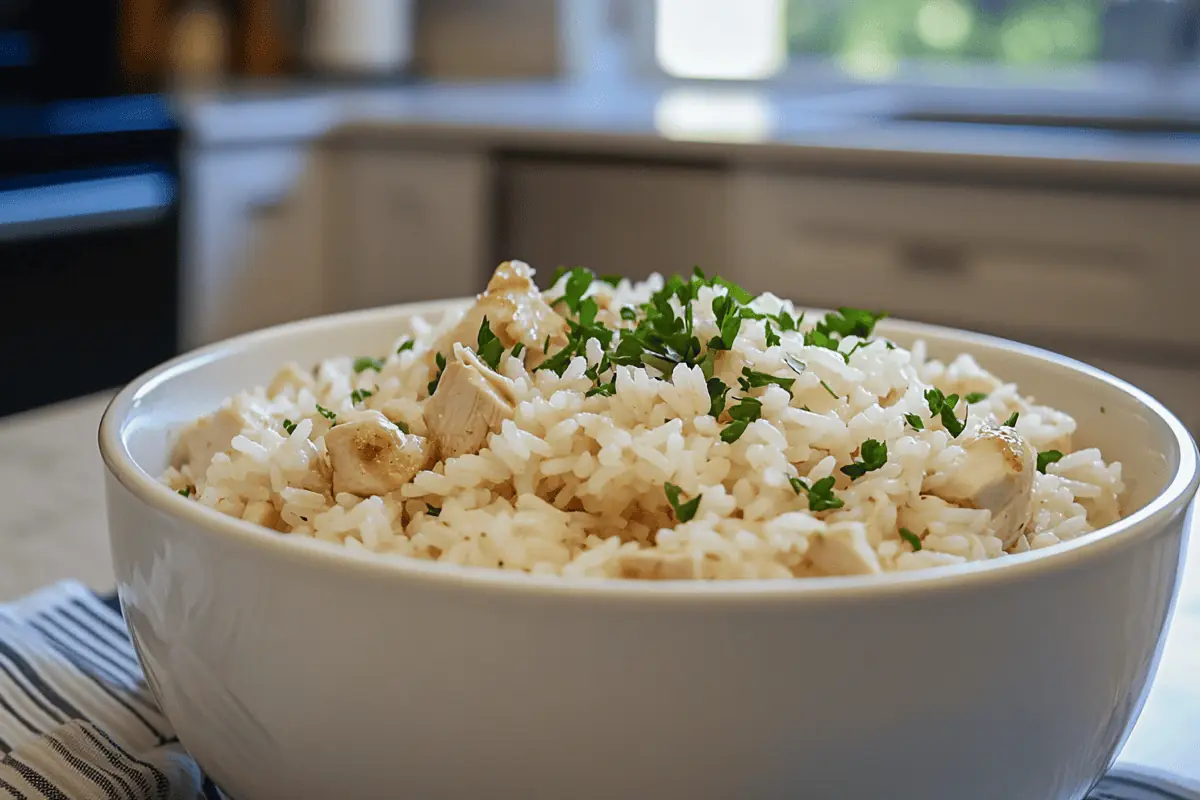 how to make chicken flavored rice featured image