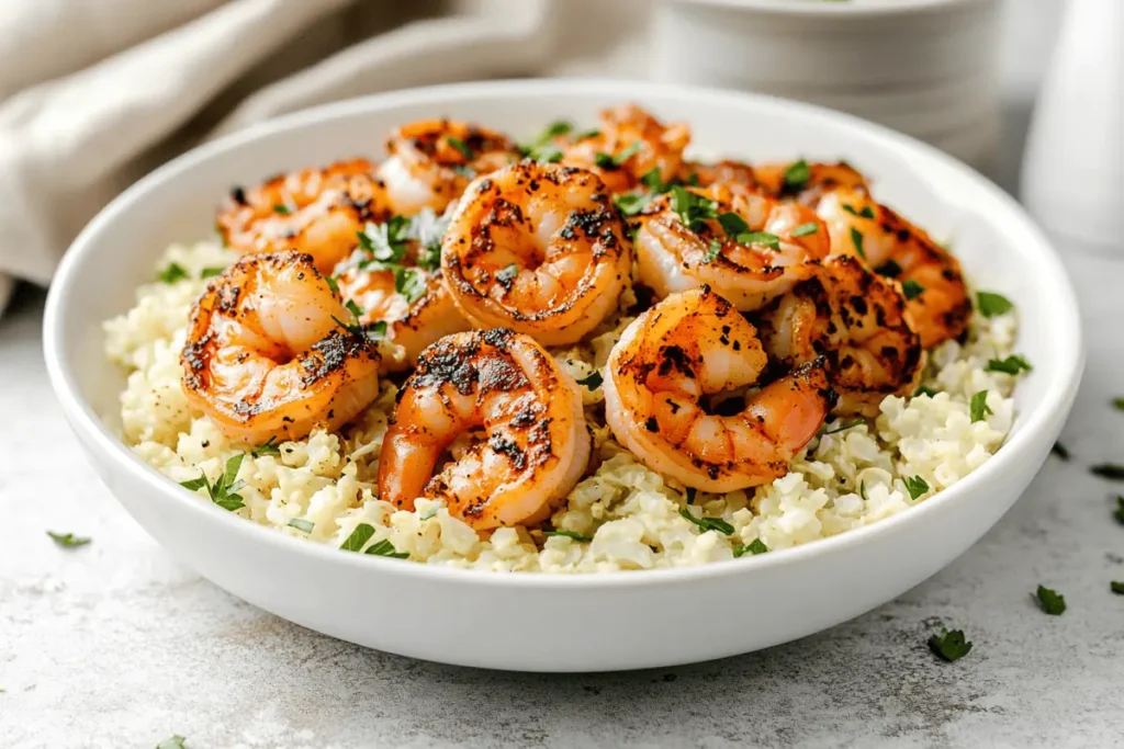 low carb meal ideas for picky eaters shrimp and cauliflower rice