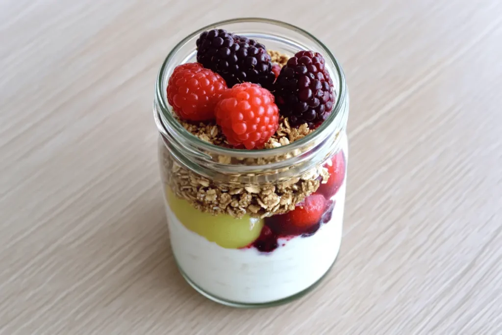 jar breakfast recipes yogurt parfait