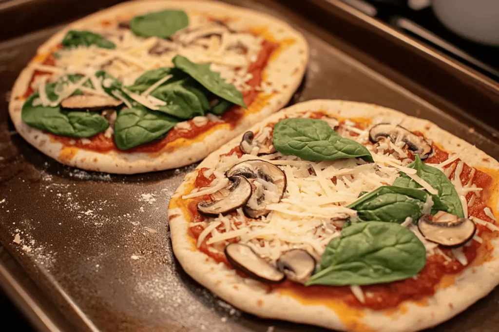 What to Make for Dinner at 10pm? Two mini pizzas 