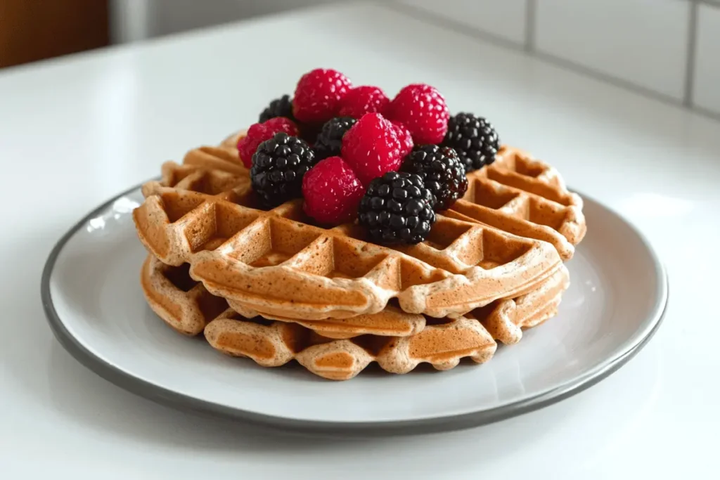 Are waffles good for dieting plate of healthy waffles